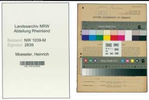Entnazifizierung Heinrich Moeseler , geb. 26.01.1909 (Angestellter)