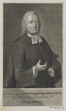 Bildnis des Johann Joachim Spalding