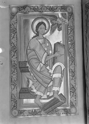 Evangeliar der Judith von Flandern — Der Evangelist Matthäus, Folio 3verso