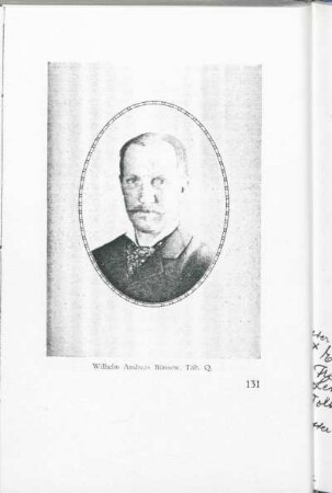Wilhelm Andreas Bünsow. Tab. Q.