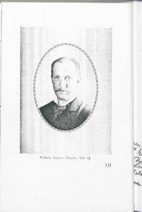 Wilhelm Andreas Bünsow. Tab. Q.