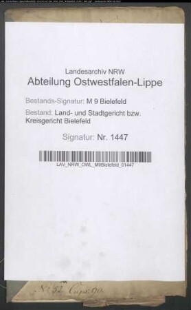 Sonstige: Gerner, gen. Kreft, Johann Heinrich: