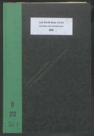Nachweisung der persönlichen und dienstlichen Verhältnisse der Pfarrer der Diözese Vlotho