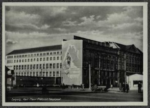 Leipzig: Karl-Marx-Platz mit Hauptpost