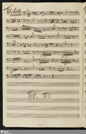 105. Aria: Corpo di bacco / Galuppi, B.