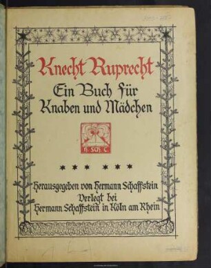 Knecht Ruprecht : ein Buch für Knaben und Mädchen