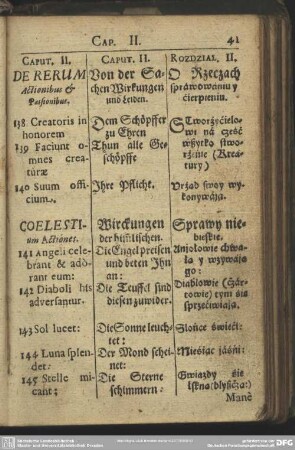 Caput. II. De Rerum