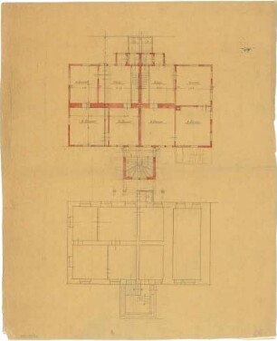 Billing, Hermann; Diedesheim - Neckarelz; Portland - Zementwerke - Grundriss
