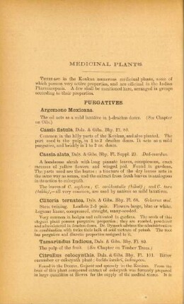 Medicinal plants