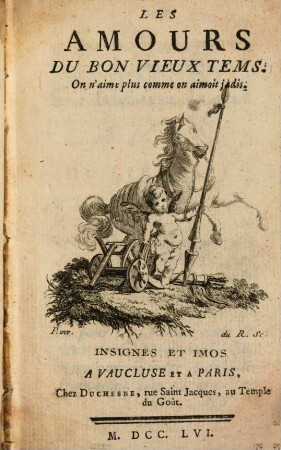 Les Amours du bon vieux tems