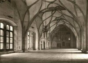 Prag (Praha). Hradschin. Wladislaw-Saal (1487/1500; B.Ried). Saal 62 m lang, 16 m breit, 13 m hoch