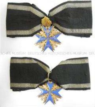 Pour le Mérite, Ordenskreuz mit Eichenlaub