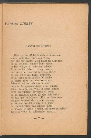 Versos libres