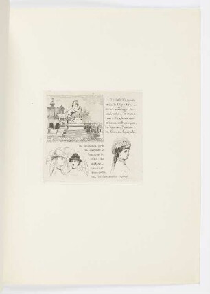 Le Trocadero, seconde partie de l’Exposition..., Blatt 15 der Folge "Notes et dessins d’un japonais sur Paris pendant l’Exposition de 1878"