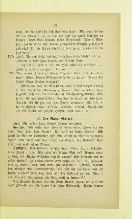 9. Der Name Gottes