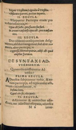 De Syntaxi Adverbiorum.