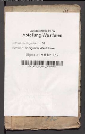 Deputatholz der ehemaligen domkapitularischen Richter zu Husen, Atteln und Etteln