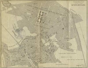 Karte: Situations-Plan der Villen-Vorstadt Lichterfelde