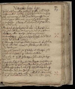 Notanda, dt. und lat., alchemische Rezepte und Dicta