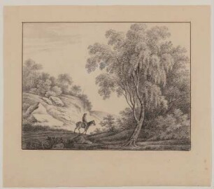 Reiter in einer Landschaft