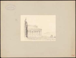 Gran Camposanto, Messina: Leichenhalle von außen