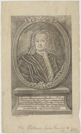 Bildnis des Justus Henningius Boehmer