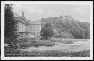 Sachsenburg. Schloss mit Spinnerei