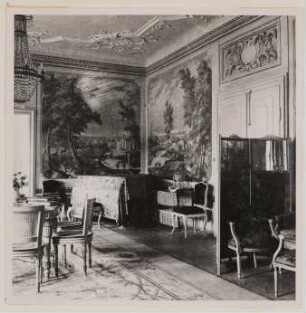 Hofmannsthals Salon in Rodaun mit Klavier