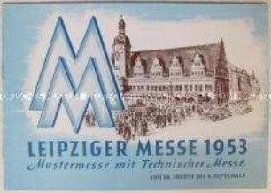 Werbe- und Informationsschrift zur Leipziger Herbstmesse 1953