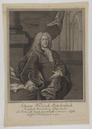 Bildnis des Johann Friderich Kutschenbach