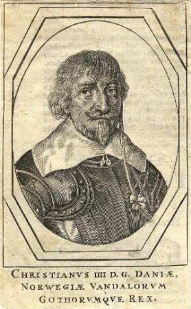 Bildnis von Christian IV. (1577-1648), König von Dänemark