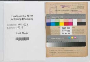 Entnazifizierung Maria Holl , geb. 21.03.1903 (Gastwirtin)