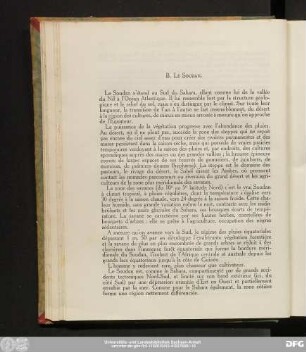 B. Le Soudan.