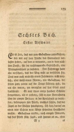 Sechstes Buch.