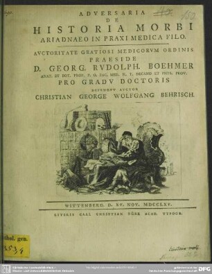 Adversaria De Historia Morbi Ariadnaeo In Praxi Medica Filo