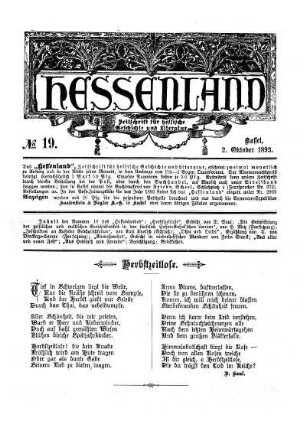 No. 19, 2. Oktober 1893