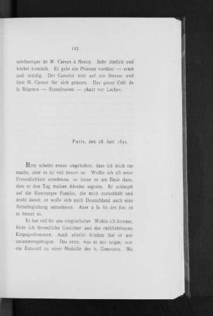 Paris, den 28. Juni 1892.