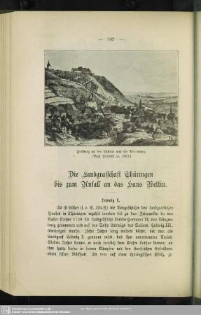 Die Landgrafschaft Thüringen bis zum Anfall an das Haus Wettin