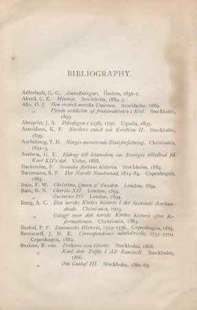Bibliography.