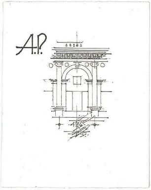 Döllgast, Hans; München; Alte Pinakothek, Wiederaufbau - Ansicht