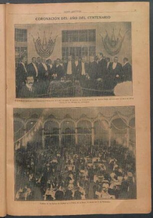Coronación del año del centenario [Fotografías]