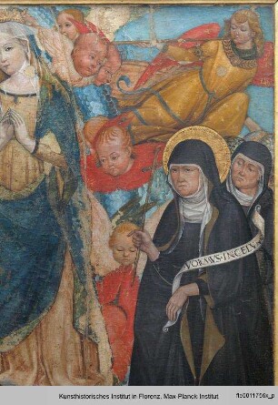 Himmelfahrt und Krönung Mariens mit Heiligen Augustinus und Monica