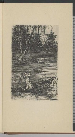 Charlotte rudert mit dem Knaben über den See