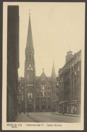 Ansichtskarte Tabor-Kirche, Taborstraße 17 [1/2]