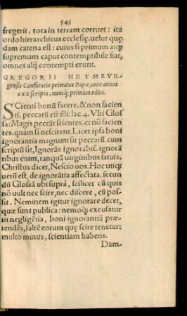 Gregorii Haymburgensis Confutatio primatus Papae, ante annos cxx scripta ...