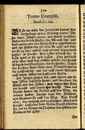 Textus Evangelii.
