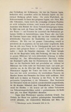 Ueber die bösartigen Tumoren der Nebenniere : Inaug. Diss.