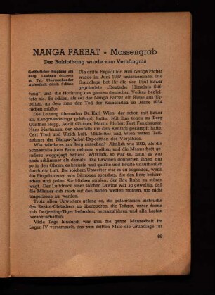 Nanga Parbat - Massengrab