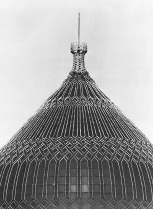 Dresden-Friedrichstadt, Weißeritzstraße 3. Zigarettenfabrik "Yenidze" (1908-1909; M. Hammitzsch). Kuppel (oberer Abschluß)