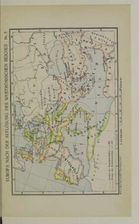 Europa nach der Auflösung des Weströmischen Reiches